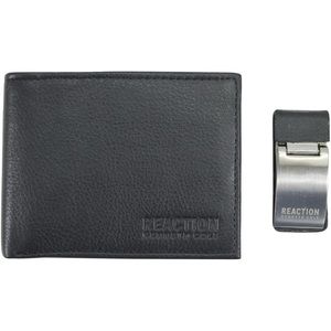 ♡ Kenneth Cole Reaction Men's Leather Passcase Wallet & Money Clip Set ♡